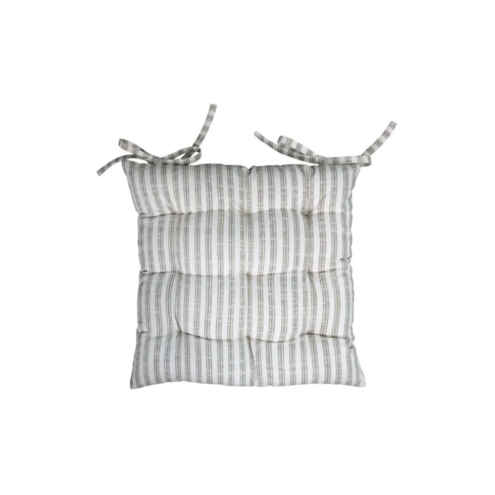 Outlet Chic Antique Sitzkissen Nimes mit Bindeband