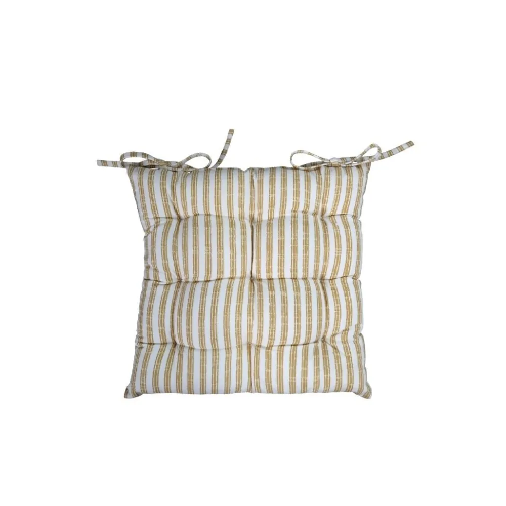 Outlet Chic Antique Sitzkissen Nimes mit Bindeband