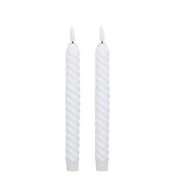 New Chic Antique Stabkerze LED gedreht 2er