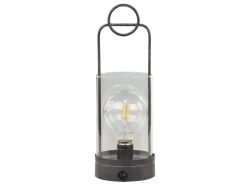 Best Chic Antique Stalllaterne mit Timer und Glühbirne