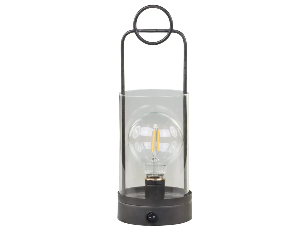 Best Chic Antique Stalllaterne mit Timer und Glühbirne