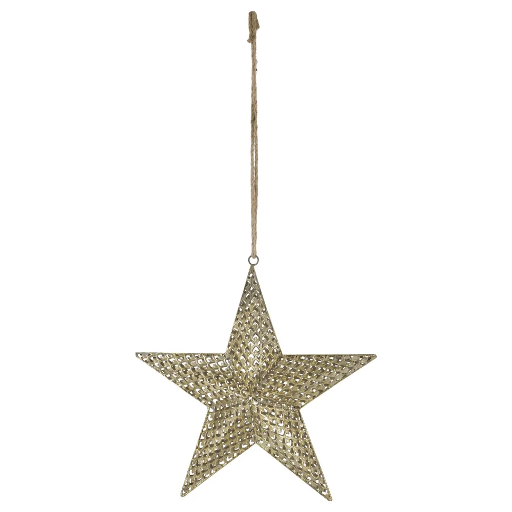 Hot Chic Antique Stern zum Aufhängen, Metall