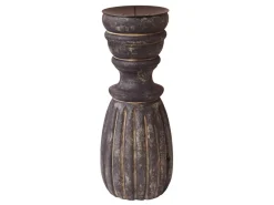 Discount Chic Antique Stumpen Kerzenständer mit Rillen