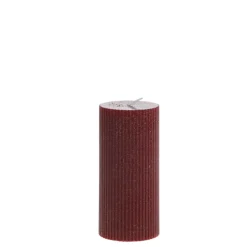 Clearance Chic Antique Stumpenkerze mit Rillen und Glitzer