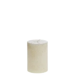 Clearance Chic Antique Stumpenkerze mit Rillen und Glitzer
