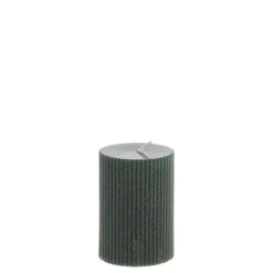 Clearance Chic Antique Stumpenkerze mit Rillen und Glitzer