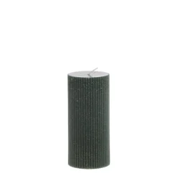Clearance Chic Antique Stumpenkerze mit Rillen und Glitzer