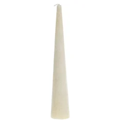 Outlet Chic Antique Stumpenkerze Kegel mit Glitzer
