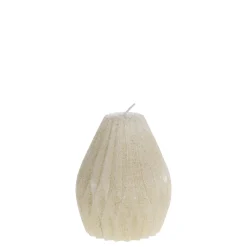 Outlet Chic Antique Stumpenkerze Diamant mit Glitzer
