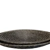 Outlet Chic Antique Tablett geflochten 2er Set