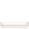 Clearance Chic Antique Tablett mit Griff und Dekor