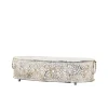 Outlet Chic Antique Tablett Shabby Chic mit Spitzenkante