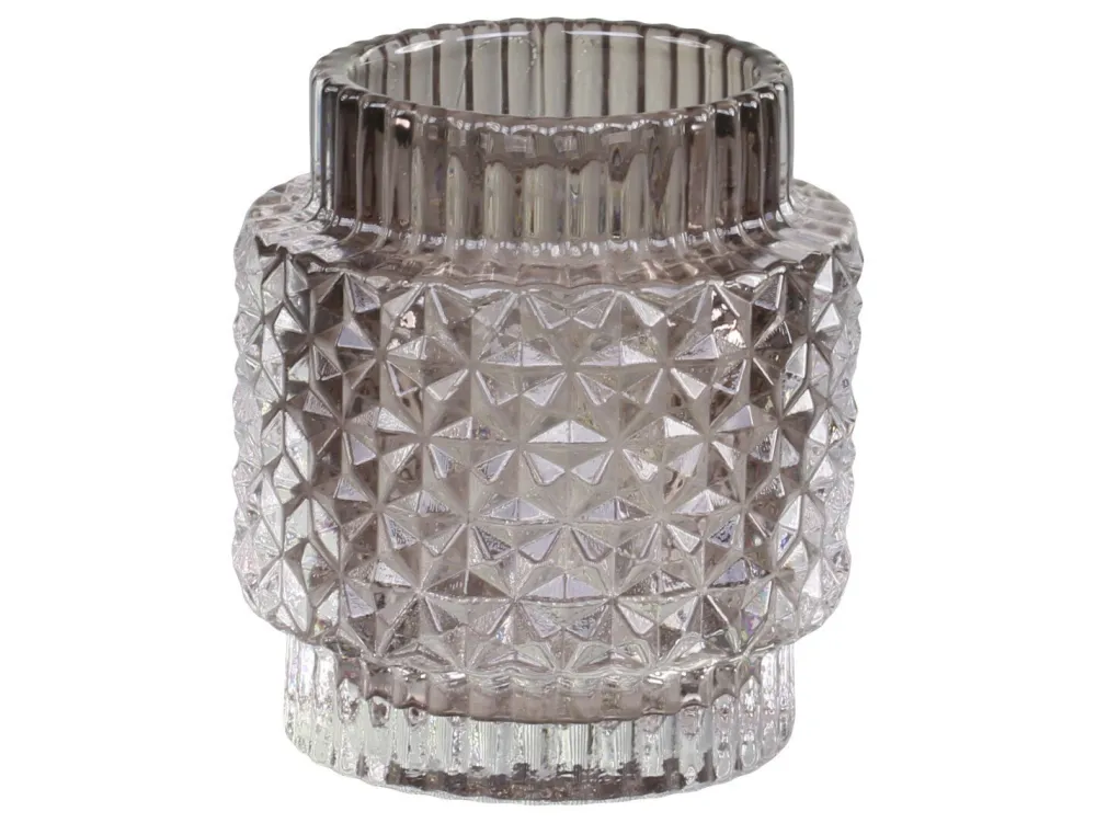 Outlet Chic Antique Teelichtglas mit Muster