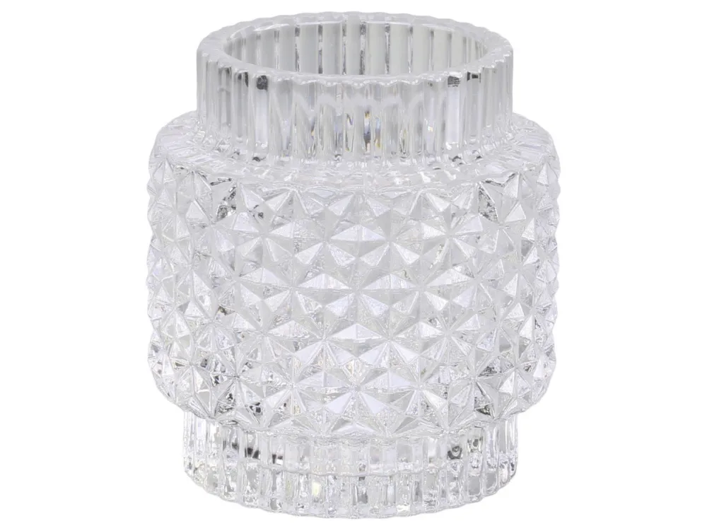 Outlet Chic Antique Teelichtglas mit Muster