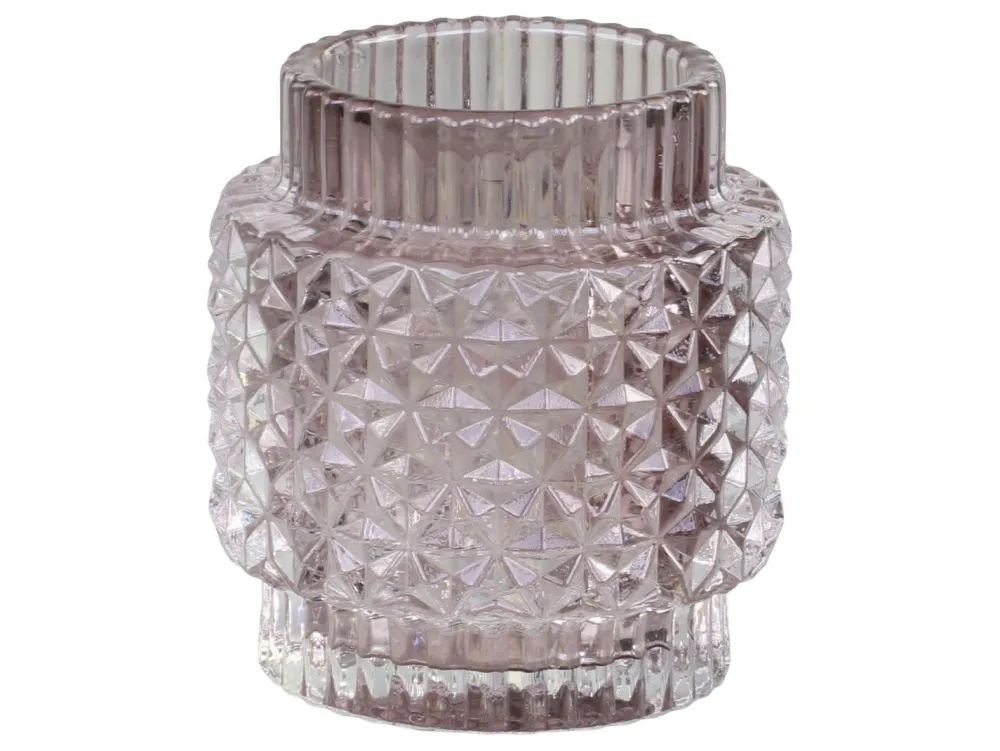 Outlet Chic Antique Teelichtglas mit Muster