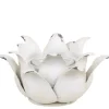 Outlet Chic Antique Teelichthalter Blume aus Eisen