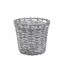 Discount Chic Antique Teelichthalter im Flechtlook