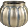 Clearance Chic Antique Teelichthalter mit Rillen messing