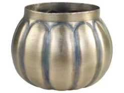 Clearance Chic Antique Teelichthalter mit Rillen messing
