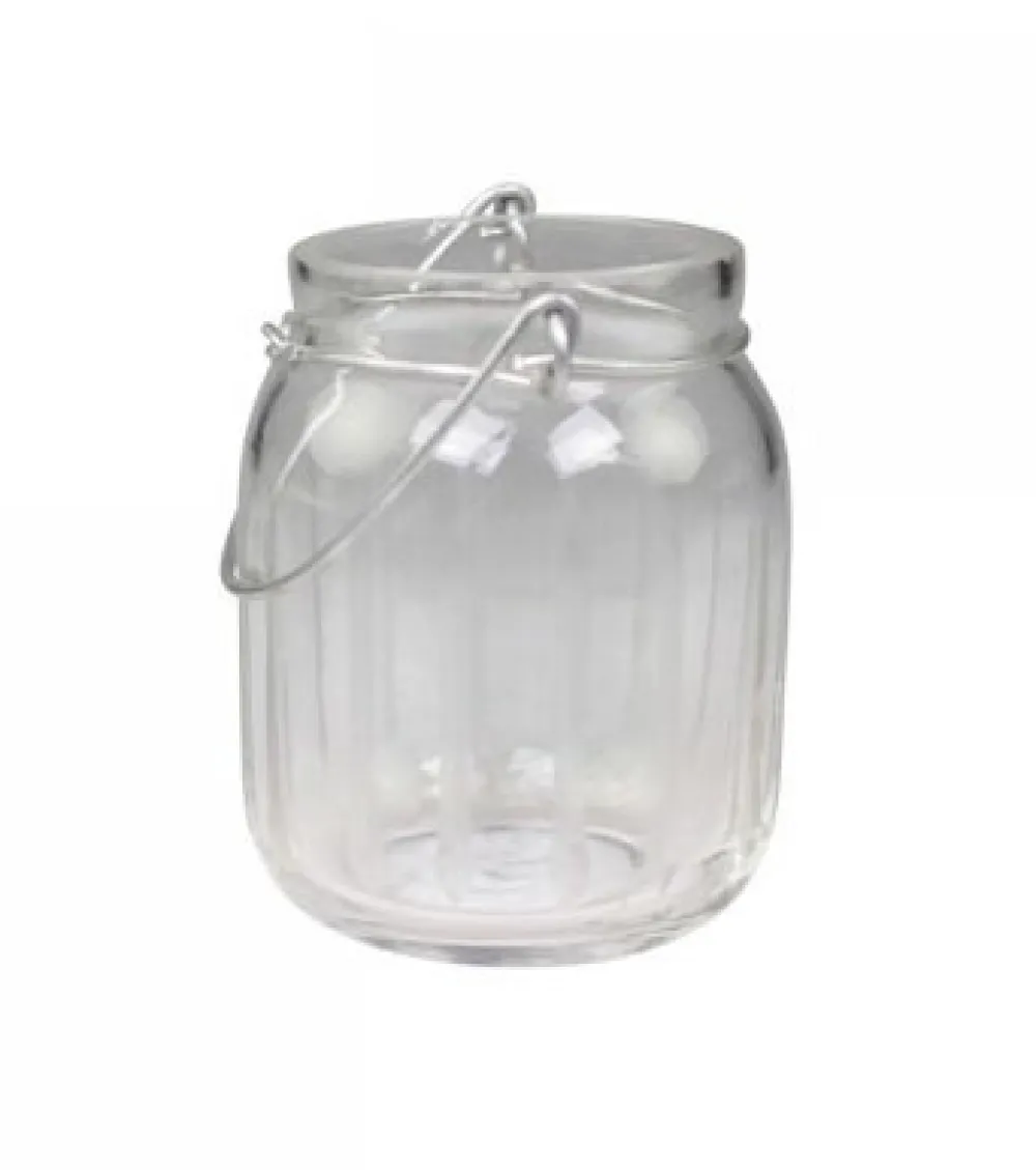 Sale Chic Antique Teelichthalter mit Rillen und Henkel