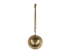 Sale Chic Antique Teesieb messingfarben