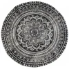 Hot Chic Antique Teppich mit Blumendruck