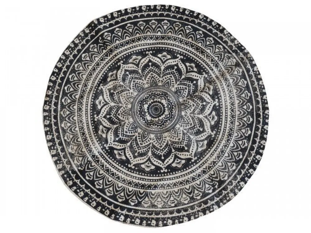 Hot Chic Antique Teppich mit Blumendruck