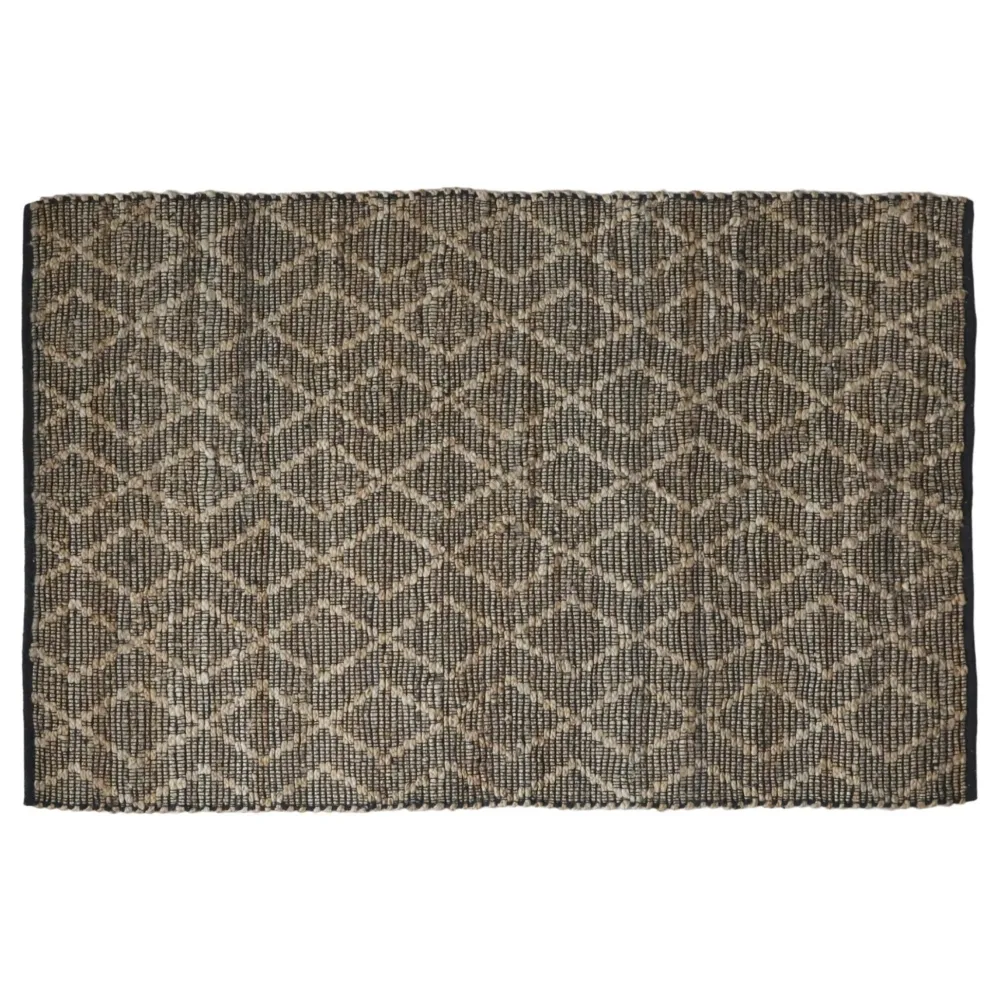 New Chic Antique Teppich mit Muster aus Jute
