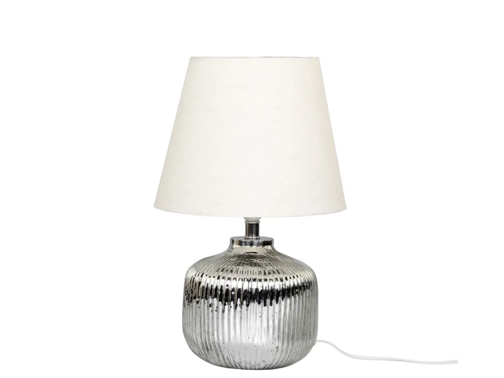 Online Chic Antique Tischlampe aus Glas mit Rillen