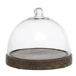 Discount Chic Antique Tours Glasglocke Schwarz