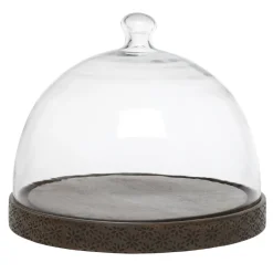 Discount Chic Antique Tours Glasglocke Schwarz