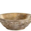 Outlet Chic Antique Tours Schüssel in Holz mit Muster