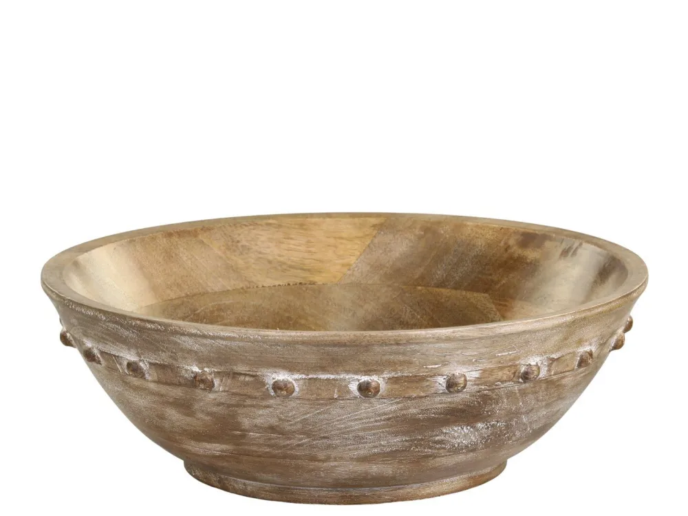 Outlet Chic Antique Tours Schüssel in Holz mit Muster