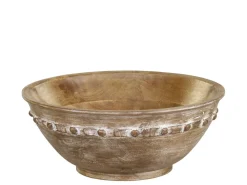 Outlet Chic Antique Tours Schüssel in Holz mit Muster