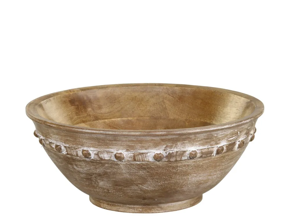 Outlet Chic Antique Tours Schüssel in Holz mit Muster