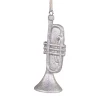 Hot Chic Antique Trompeten Anhänger mit Glitzer