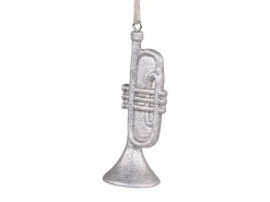 Hot Chic Antique Trompeten Anhänger mit Glitzer
