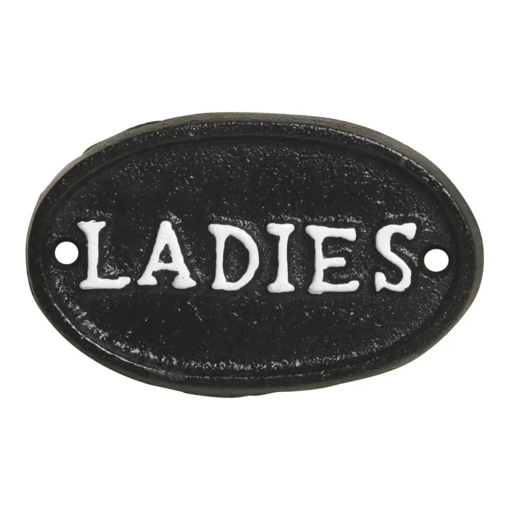 New Chic Antique Türschild aus Eisen