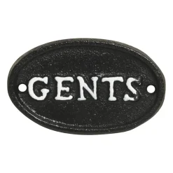 New Chic Antique Türschild aus Eisen