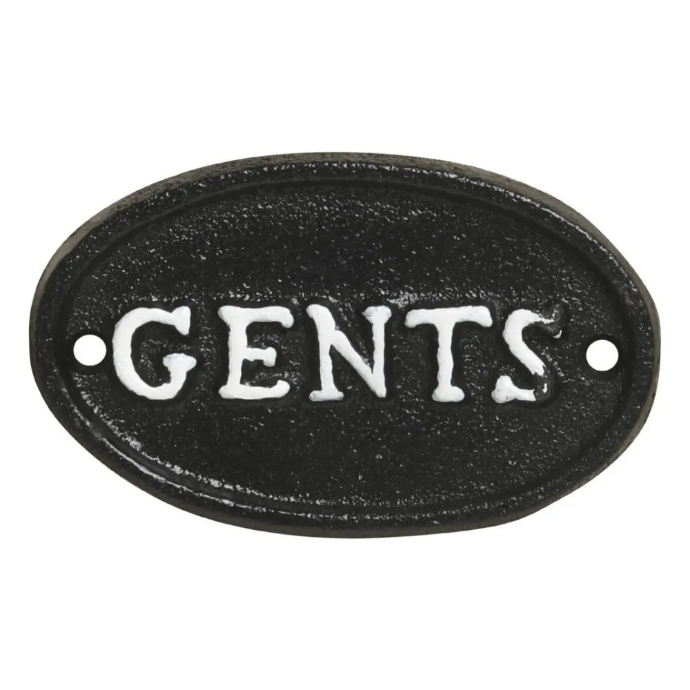 New Chic Antique Türschild aus Eisen