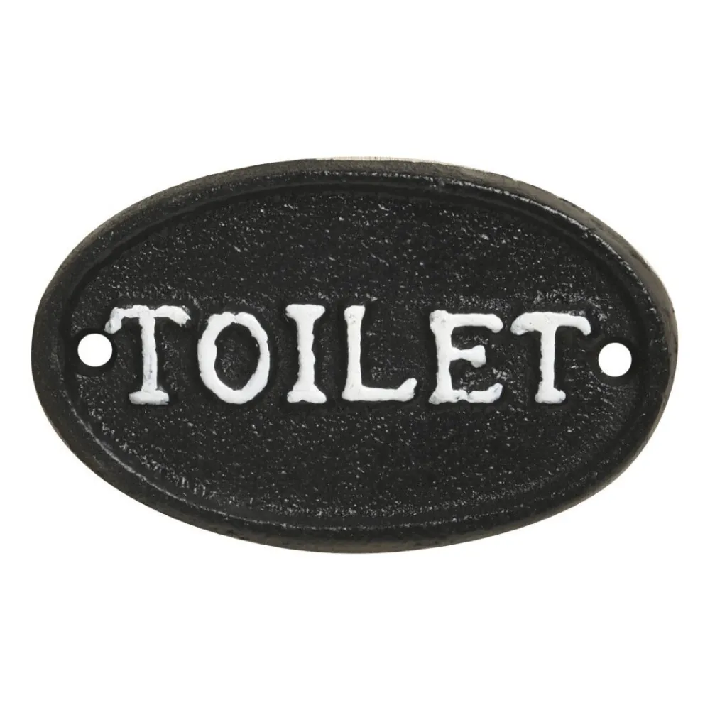 New Chic Antique Türschild aus Eisen