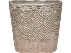 Online Chic Antique Valence Übertopf mit Blattmuster