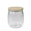 Clearance Chic Antique Vallet Aufbewahrungsglas mit Holzdeckel rund