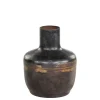 Discount Chic Antique Vase aus Eisen, schwarz