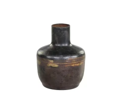 Discount Chic Antique Vase aus Eisen, schwarz