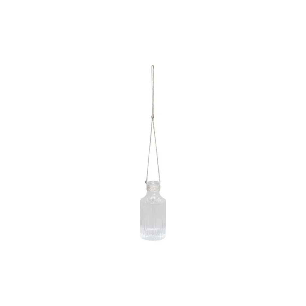 Outlet Chic Antique Vase aus Glas zum Aufhängen