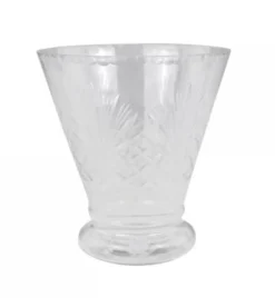 Hot Chic Antique Vase mit feinem Schliff