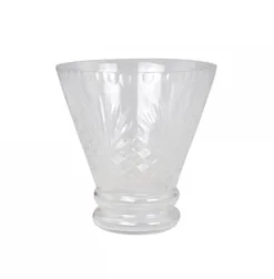 Hot Chic Antique Vase mit feinem Schliff