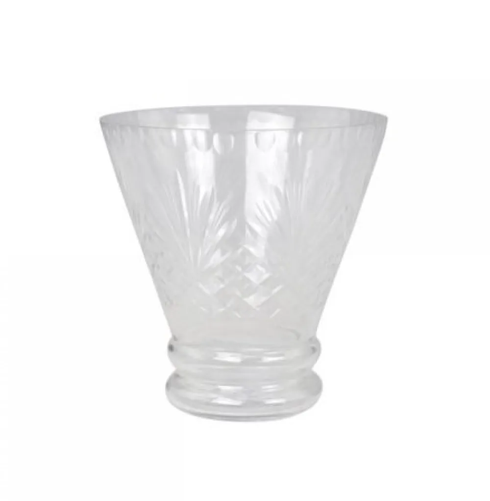 Hot Chic Antique Vase mit feinem Schliff