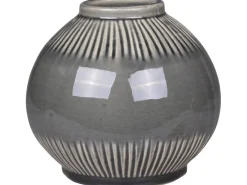 Outlet Chic Antique Vase mit gestreiftem Muster